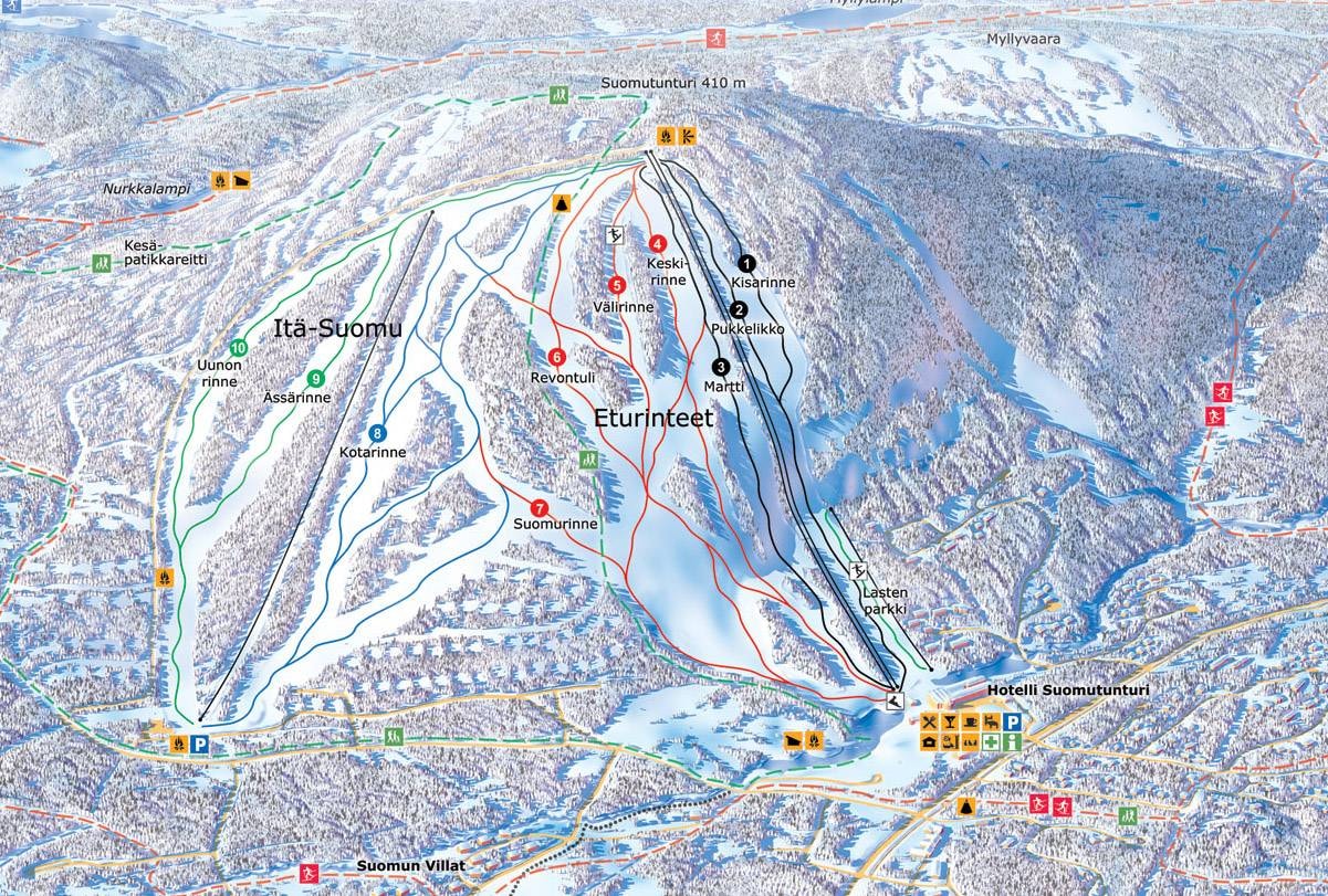 Suomu trail map