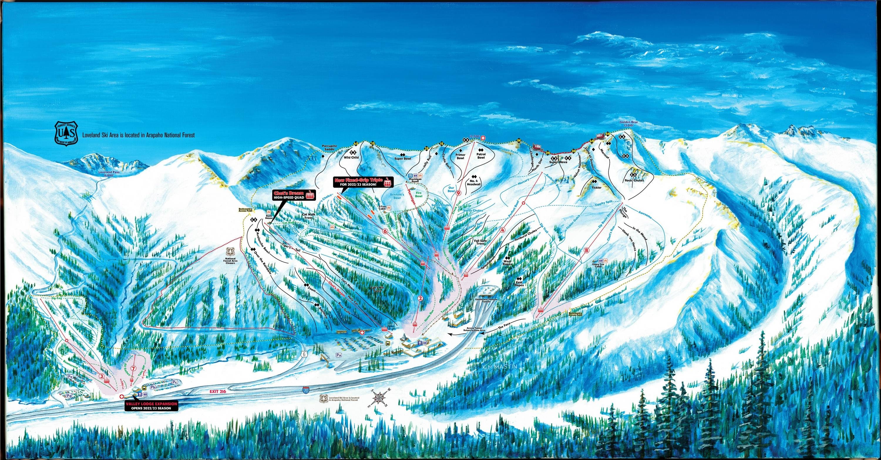 Loveland trail map