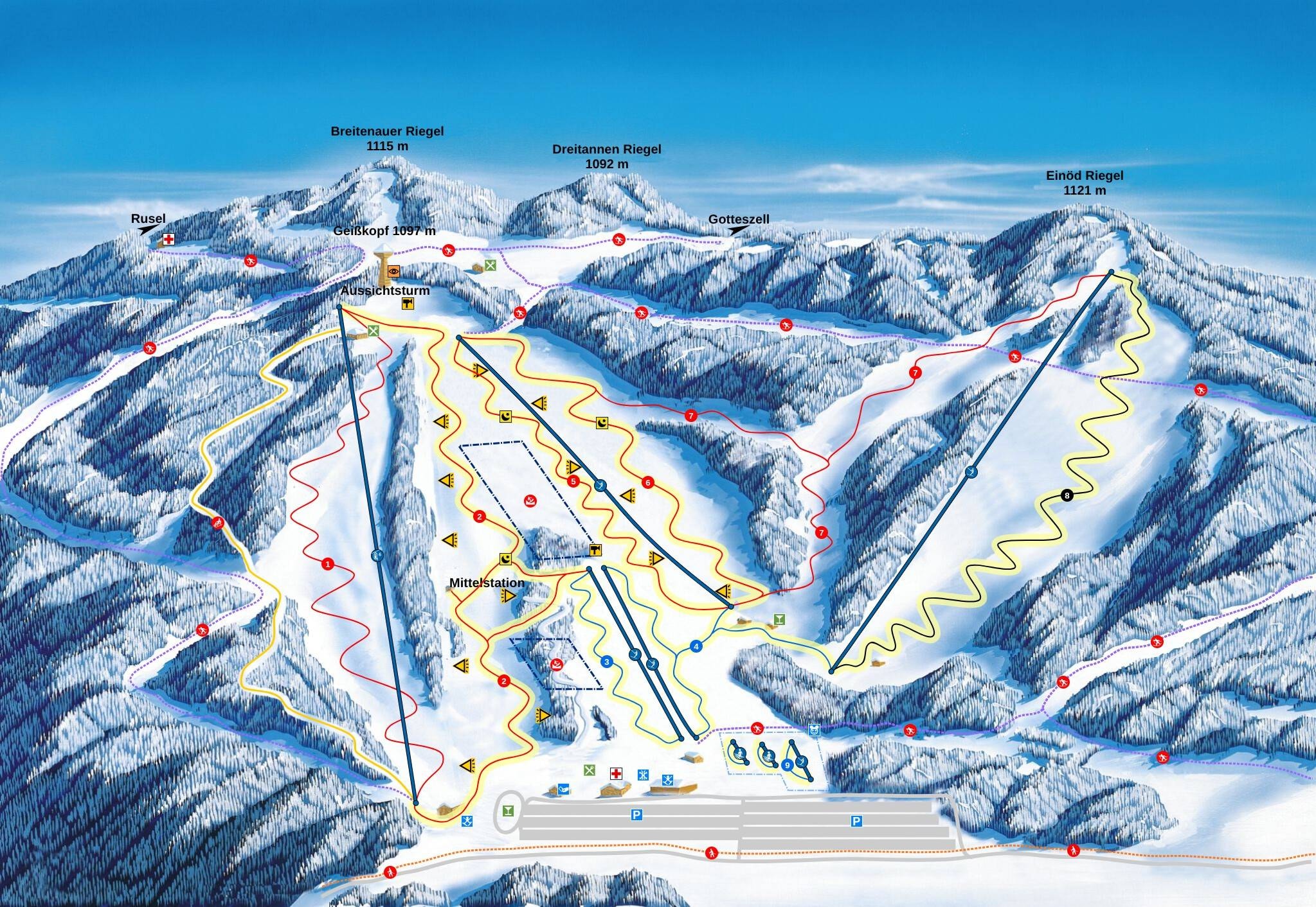 Geißkopf – Bischofsmais trail map