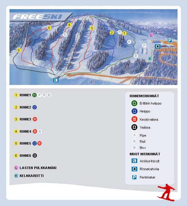 Ruokolahti trail map