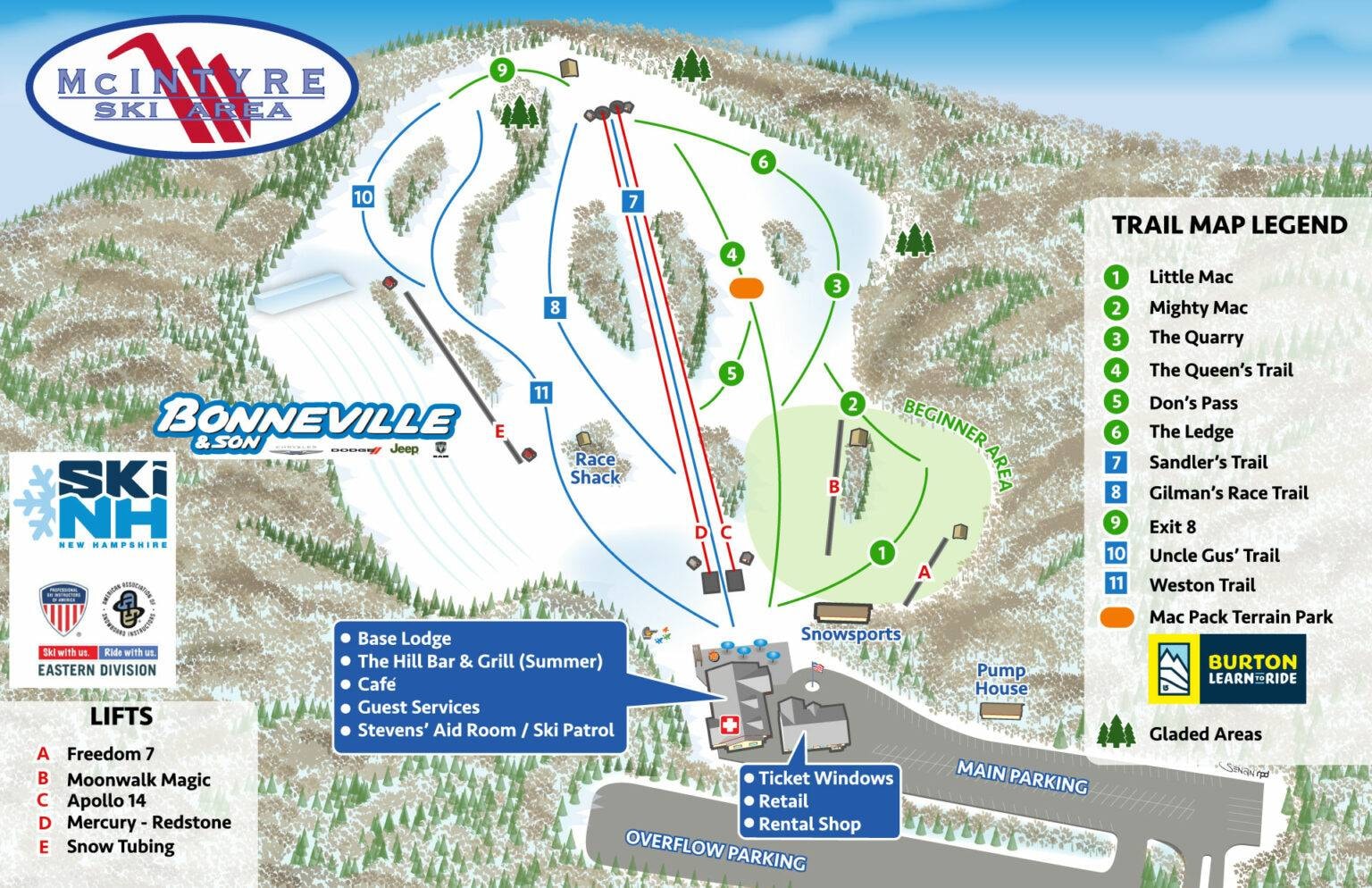 McIntyre trail map