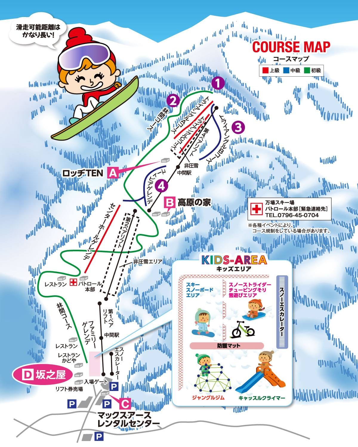 Manba trail map
