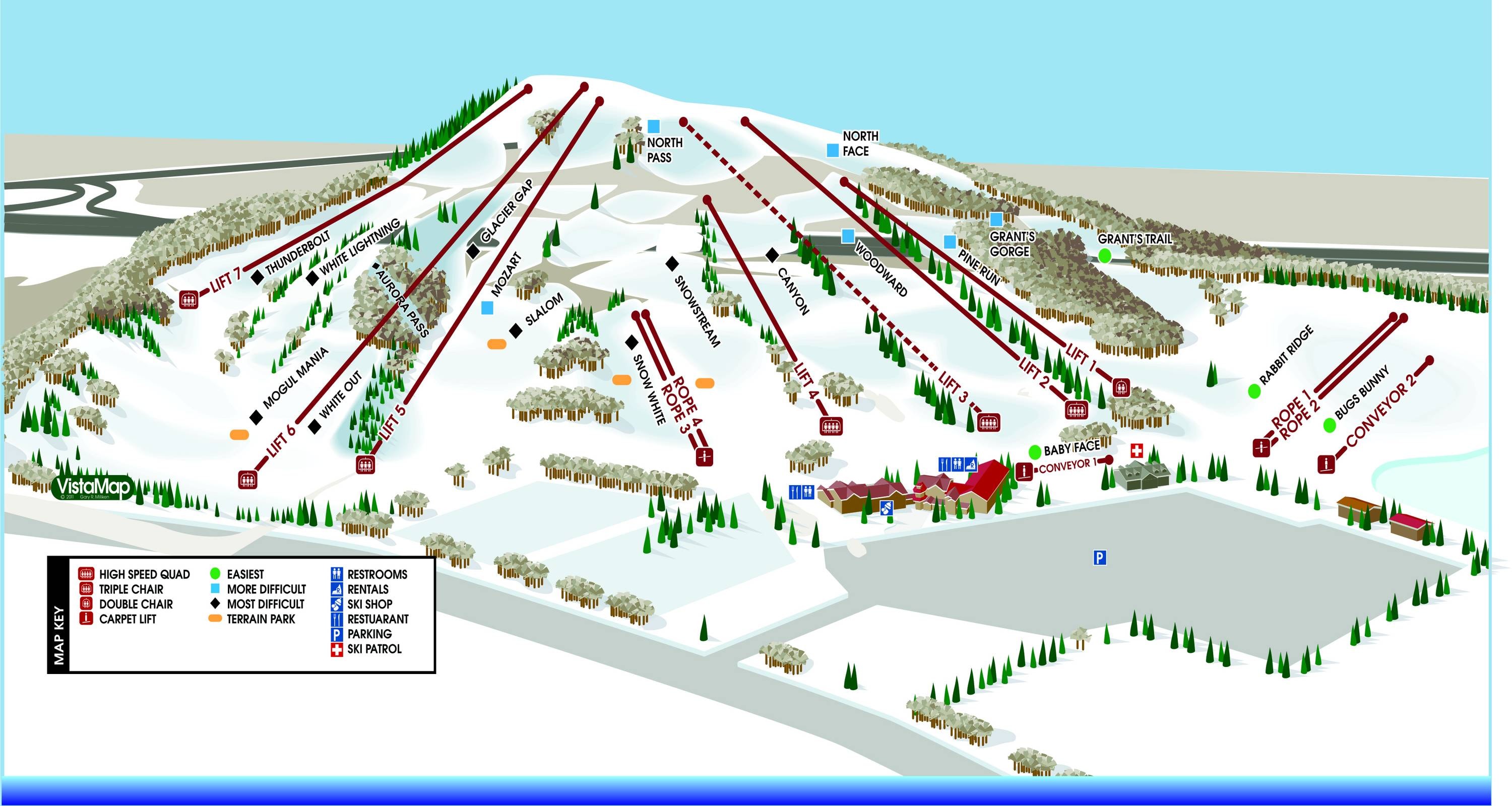 Mt. Holly trail map