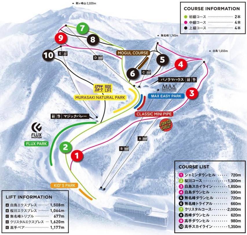 Kawaba trail map