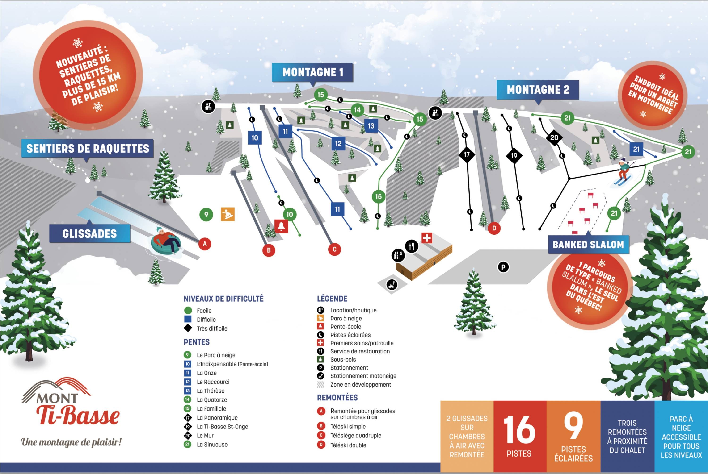 Mont Ti-Basse – Baie-Comeau trail map