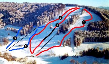 Iberg – Riedholz (Maierhöfen) trail map