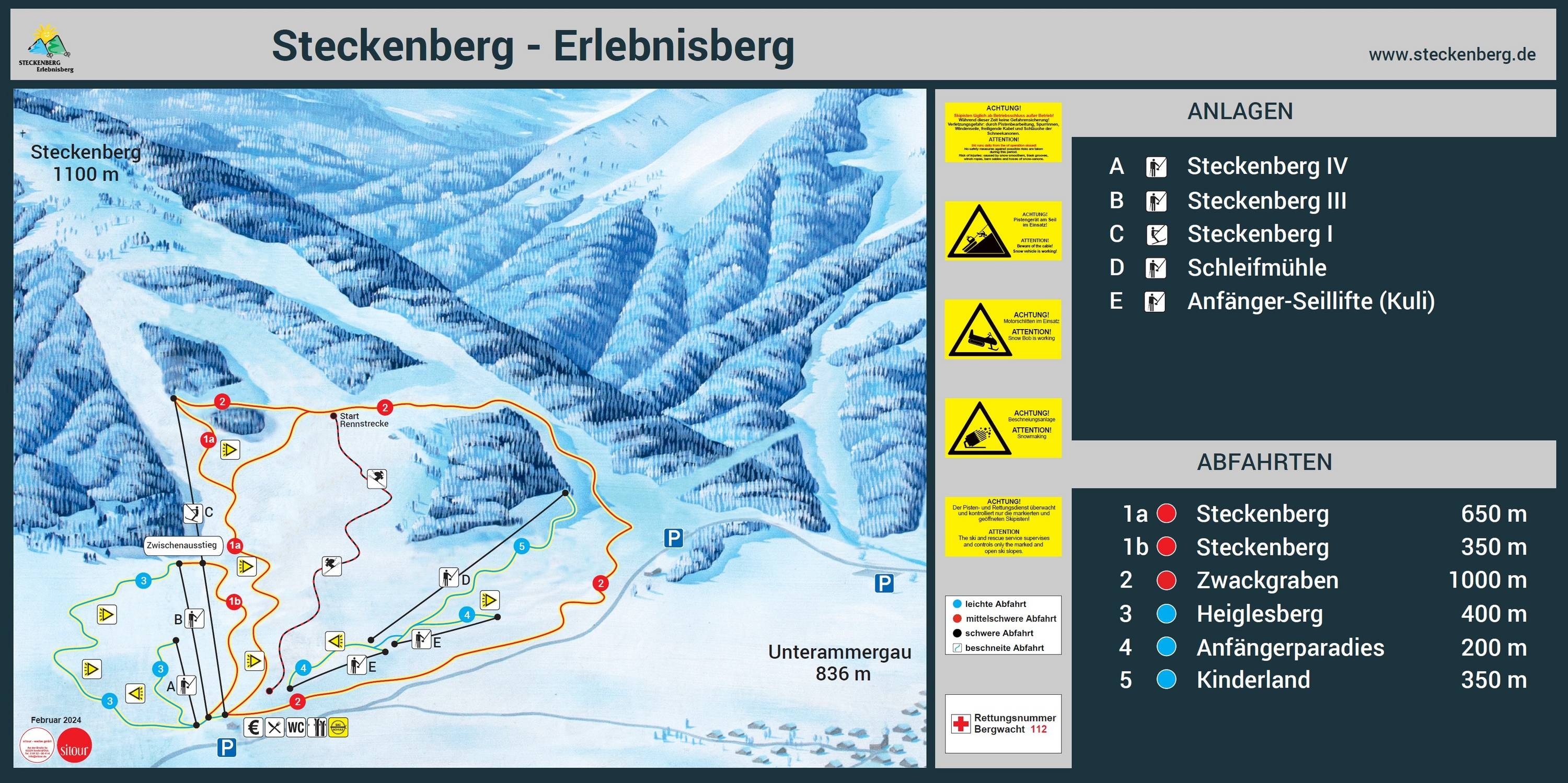 Steckenberg – Unterammergau trail map