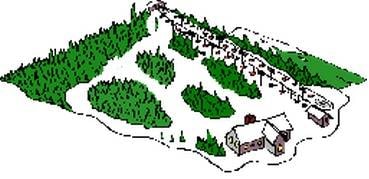 Svedjebacken trail map