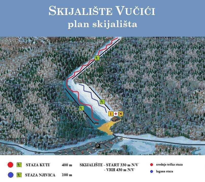 Vučići – Ogulin trail map