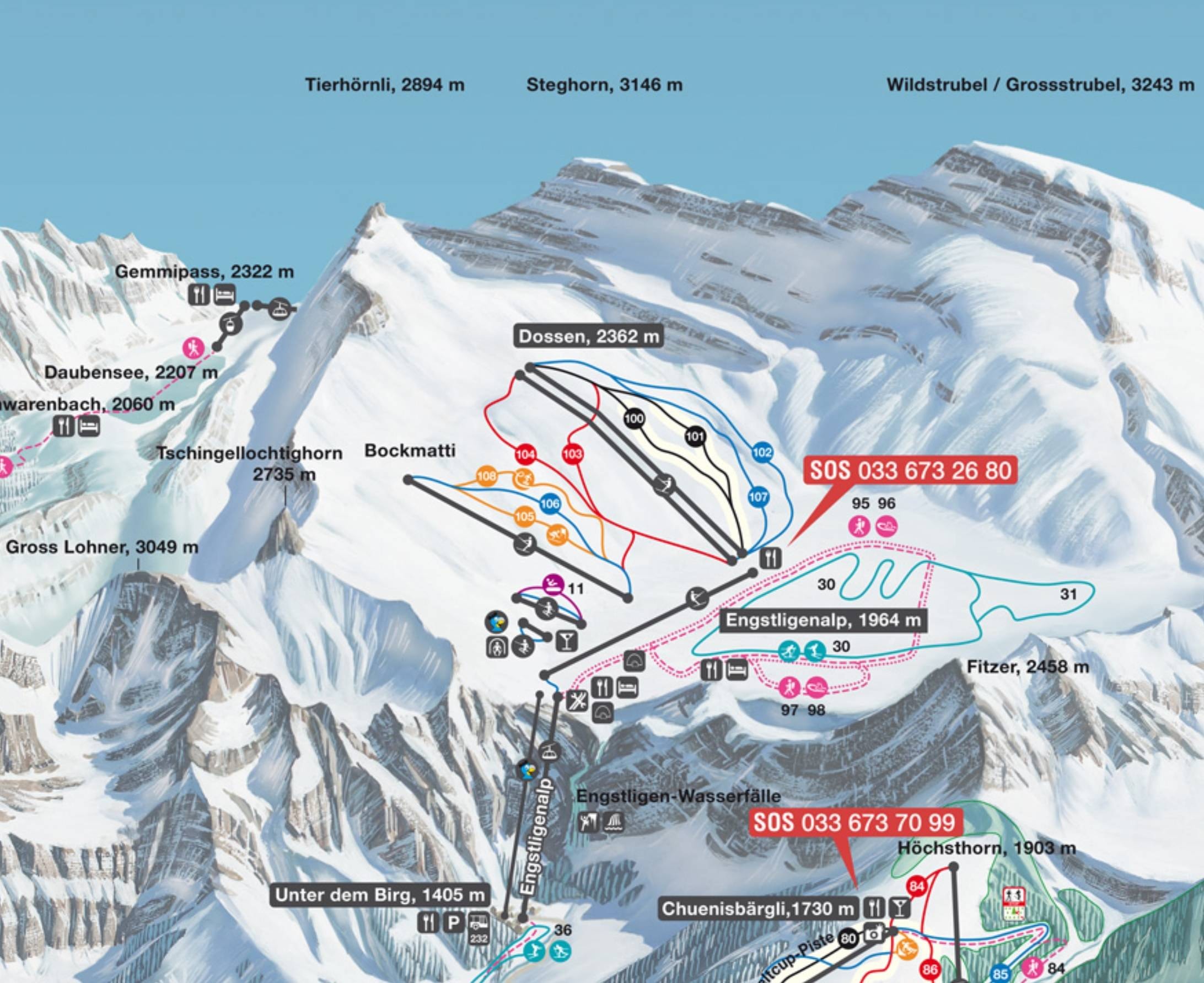 Engstligenalp – Adelboden trail map