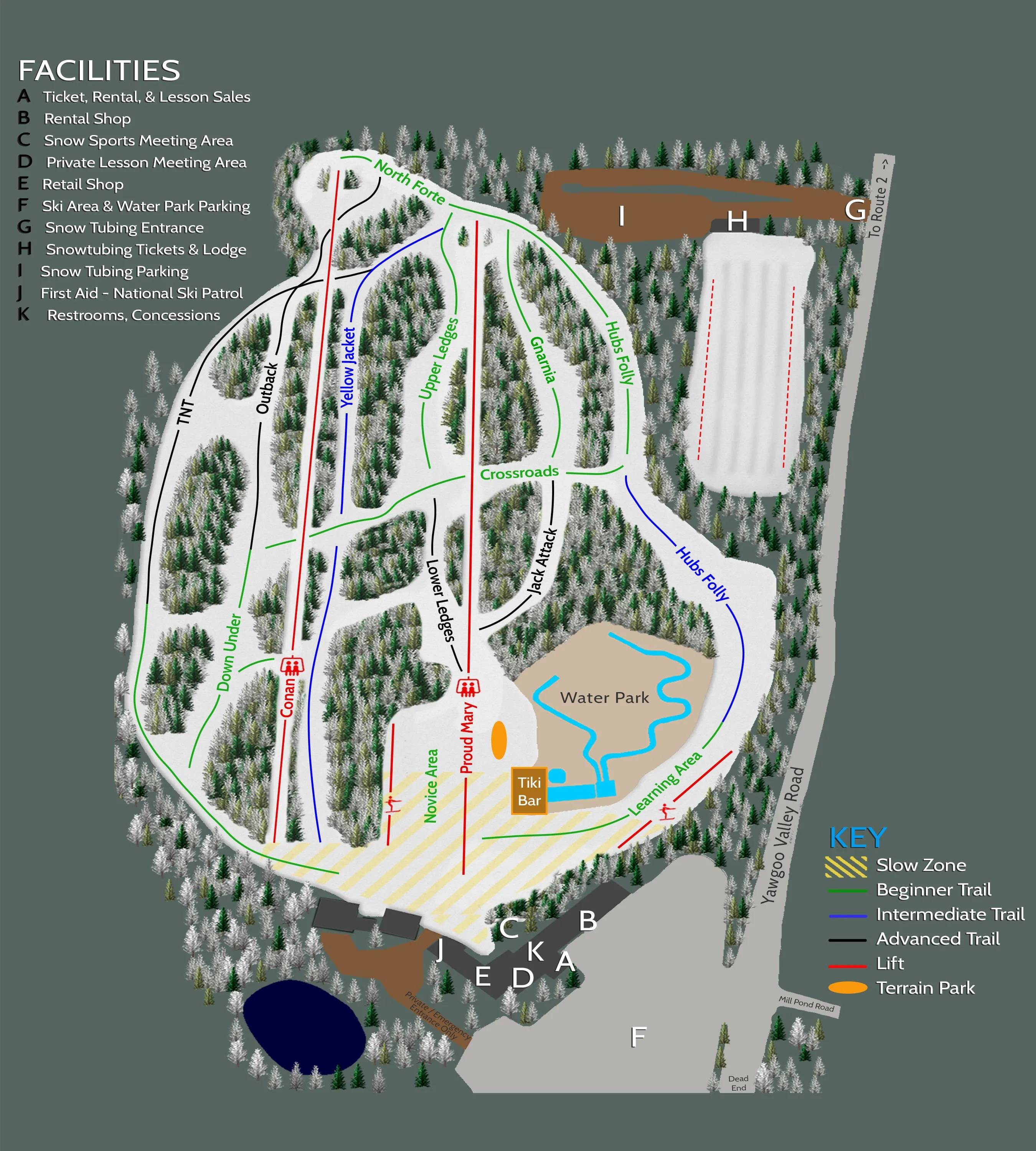 Yawgoo Valley trail map