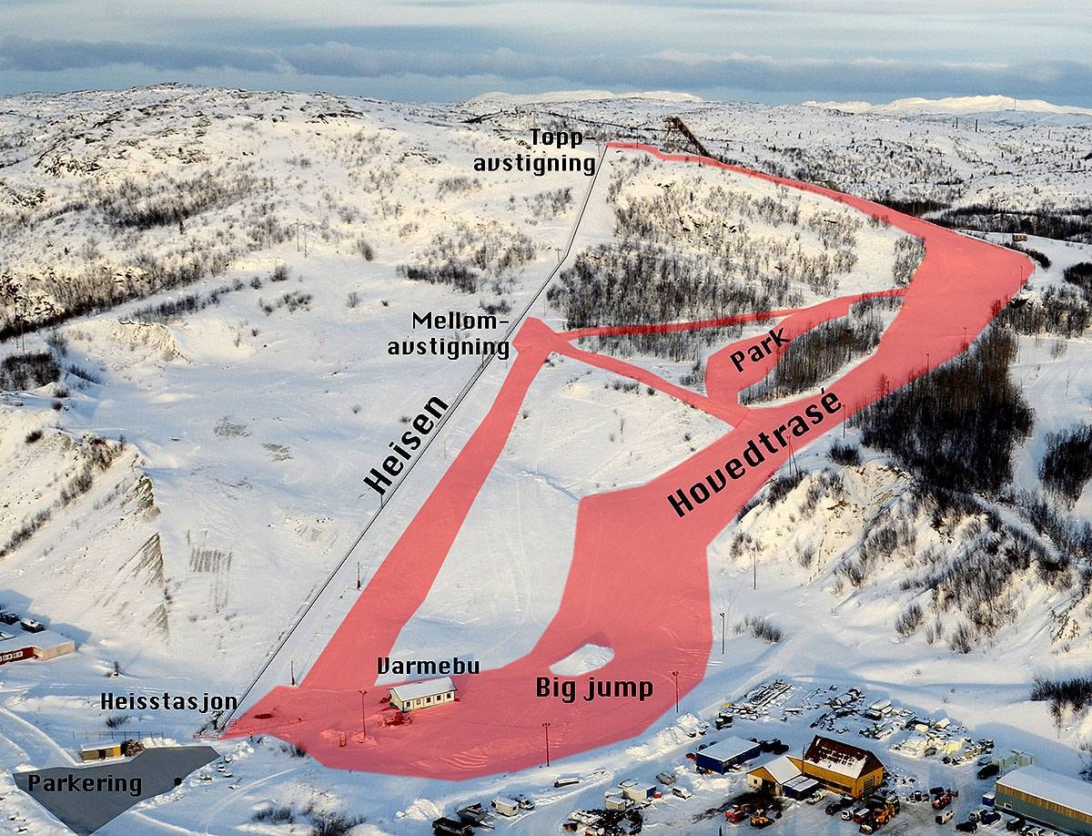 Sandnes trail map