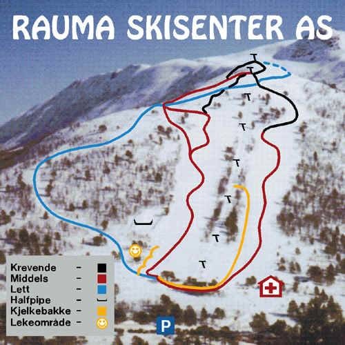 Rauma trail map