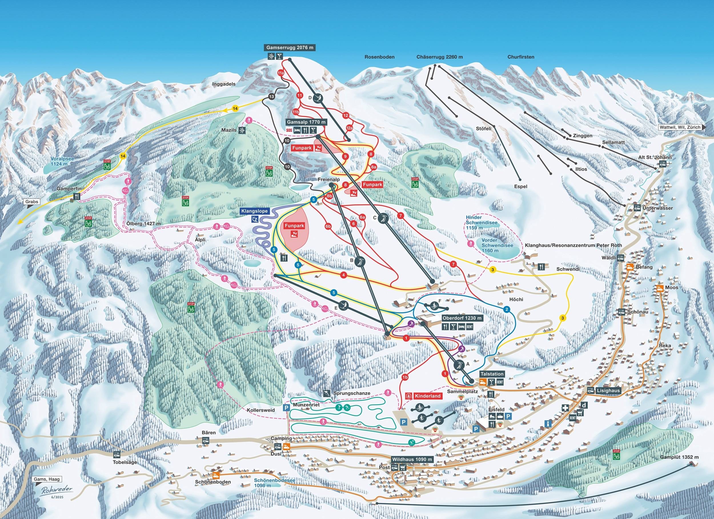 Wildhaus – Gamserrugg (Toggenburg) trail map