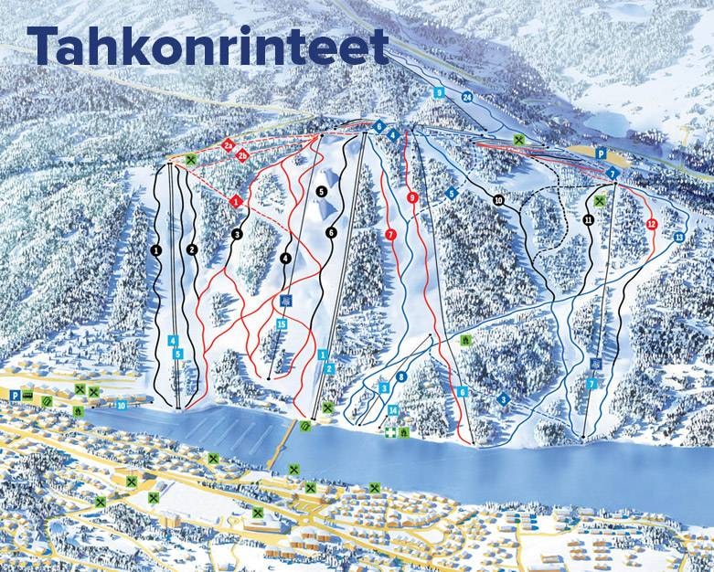 Tahko trail map