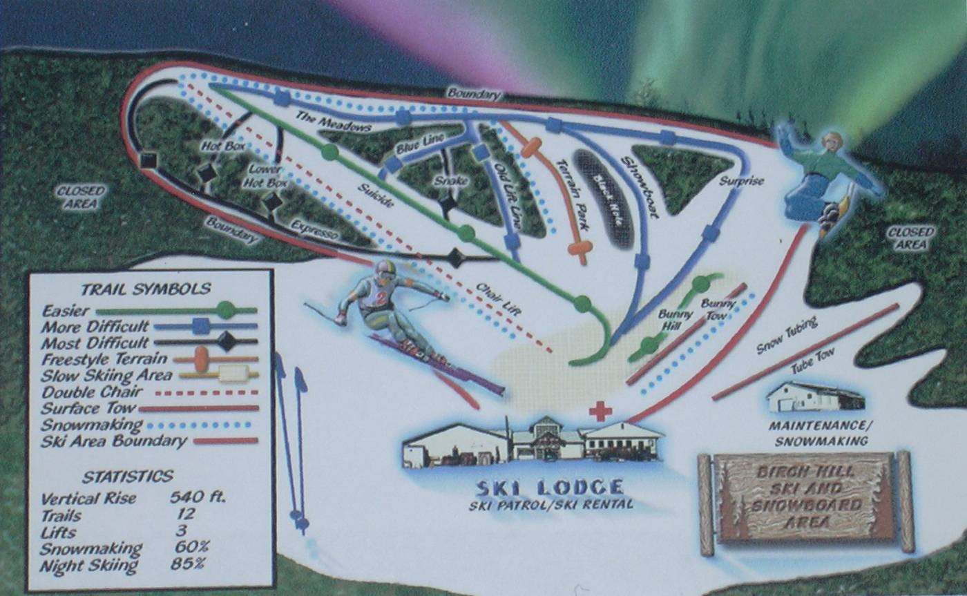 Fort Wainwright/Birch Hill – Fairbanks trail map