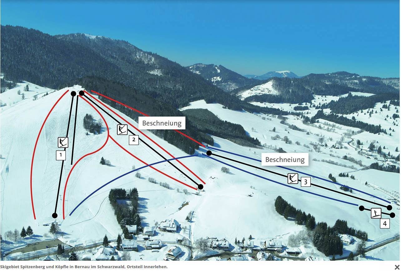 Spitzenberg/Köpfle – Innerlehen (Bernau im Schwarzwald) trail map