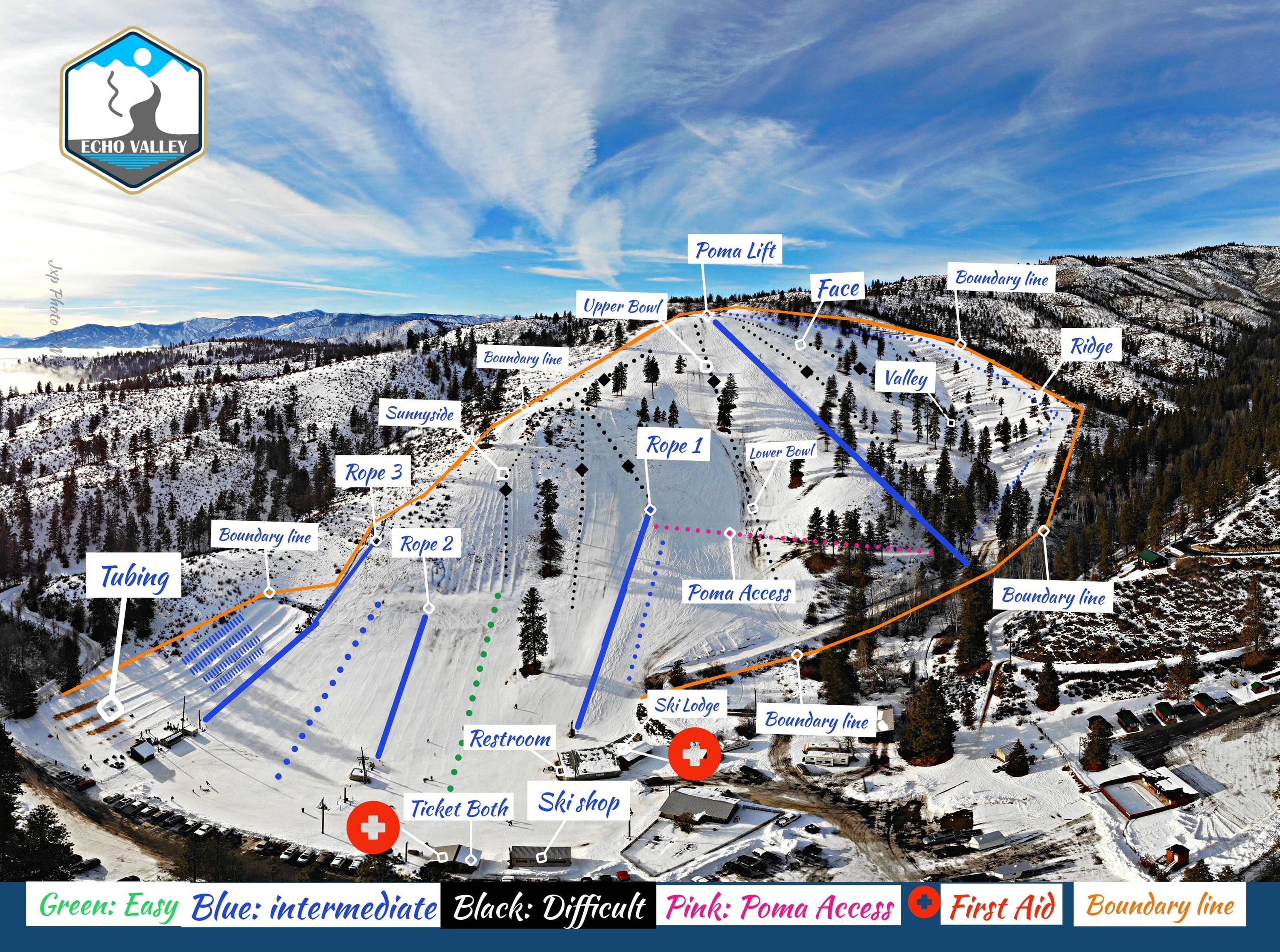 Echo Valley – Lake Chelan trail map