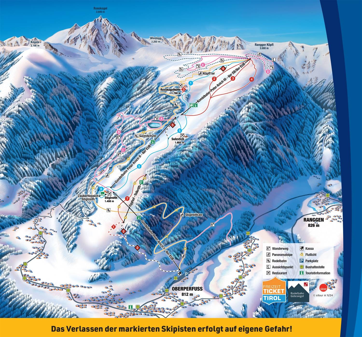 Rangger Köpfl – Oberperfuss trail map