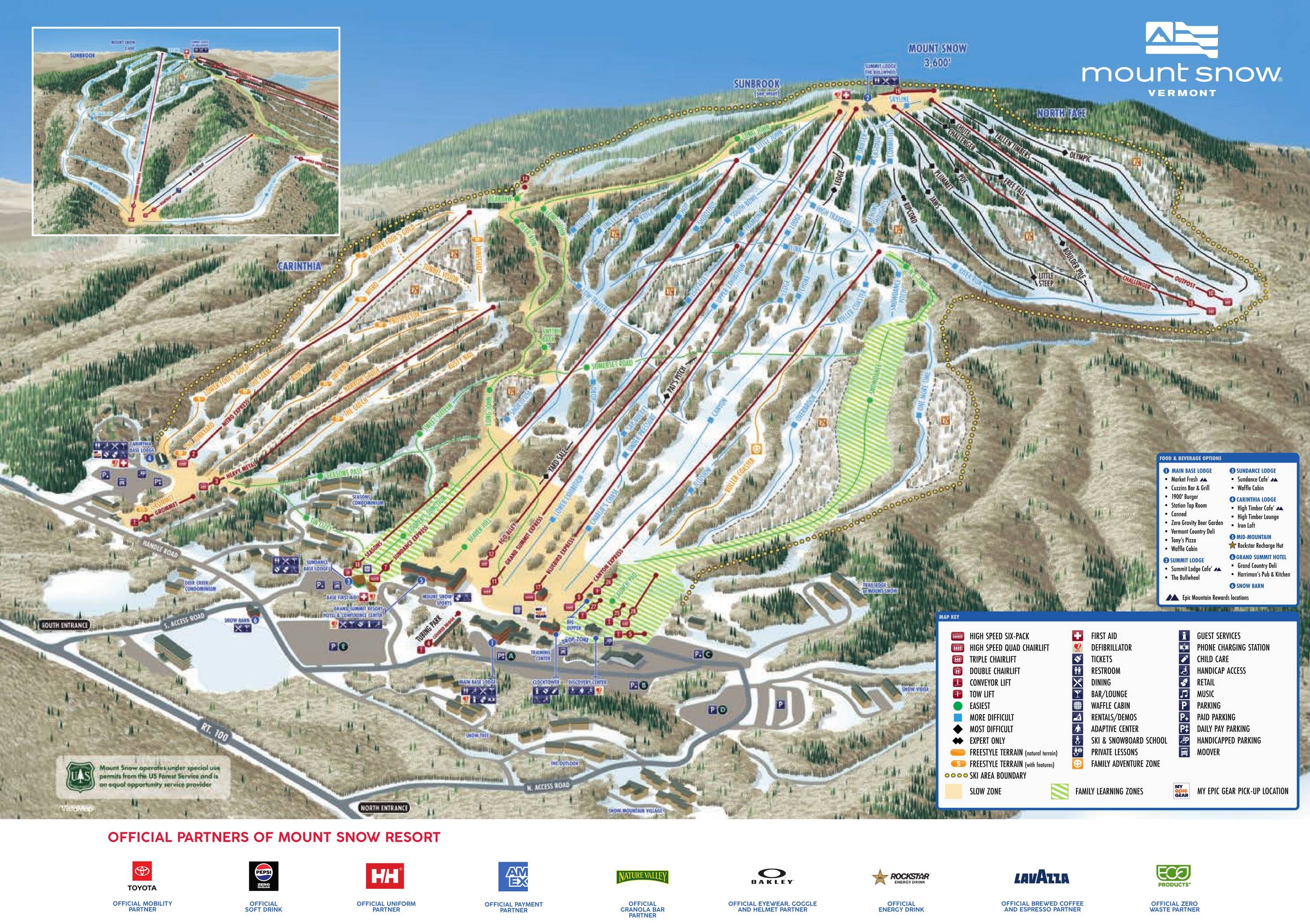 Mount Snow trail map