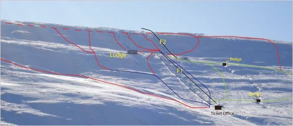 Weardale Ski Club trail map