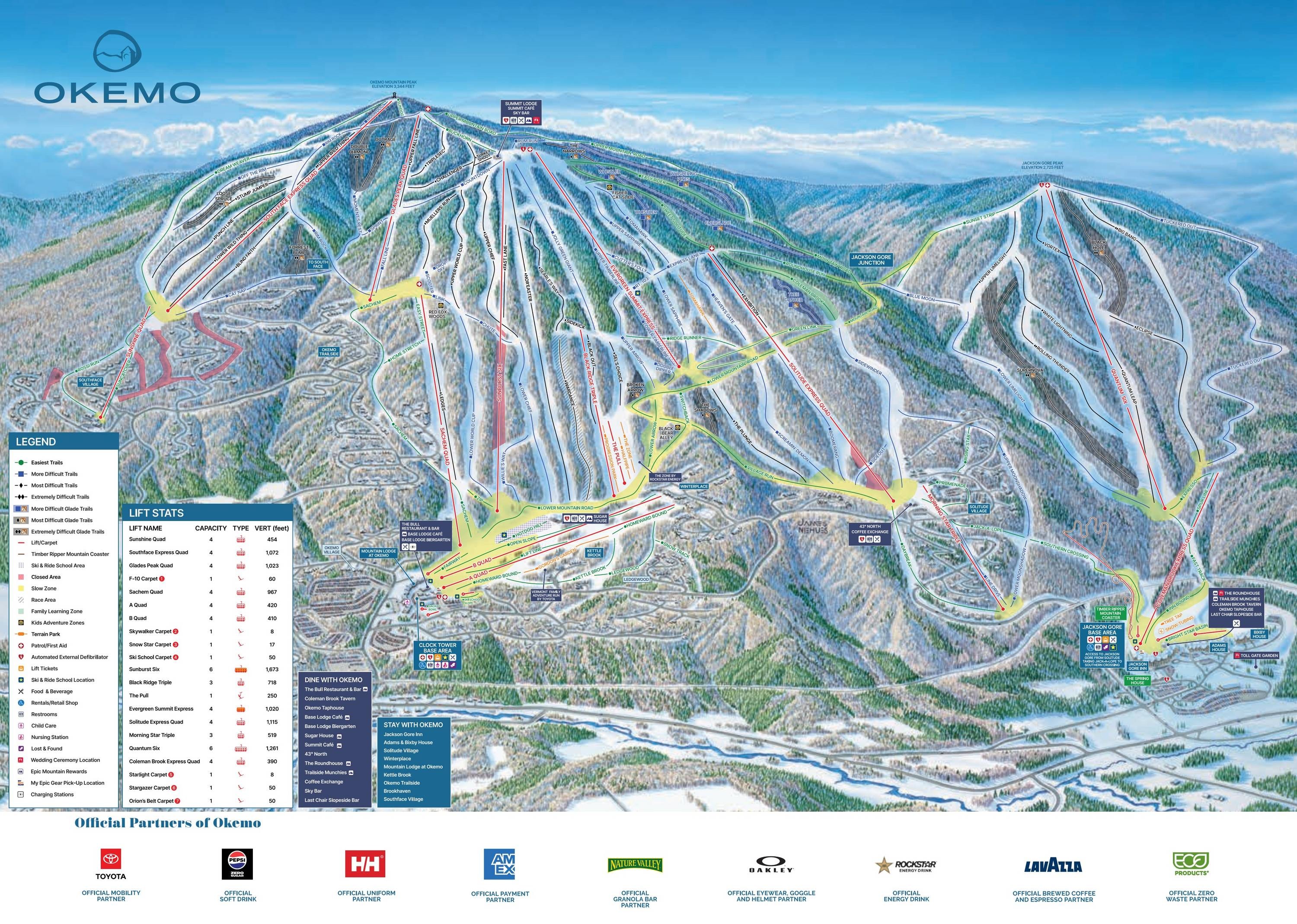 Okemo trail map