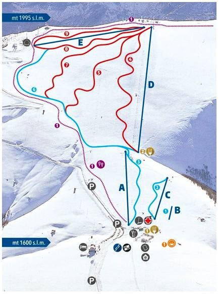 Majelletta trail map