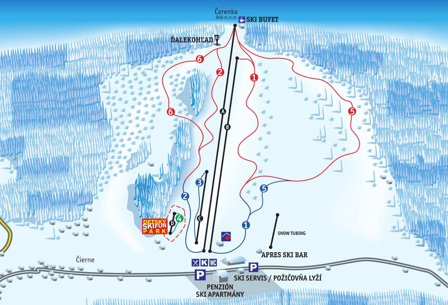 Makov trail map