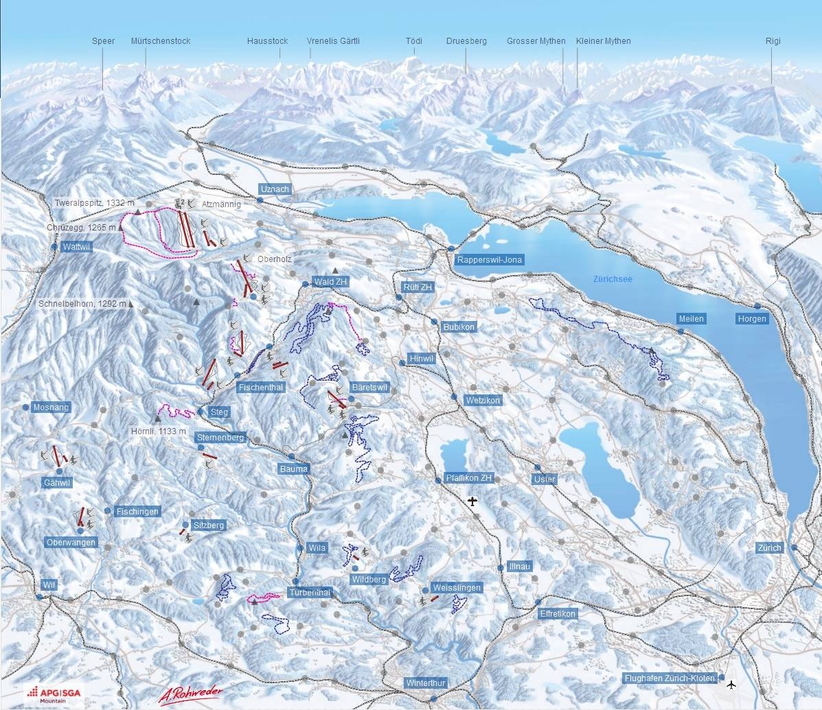 Gähwil trail map