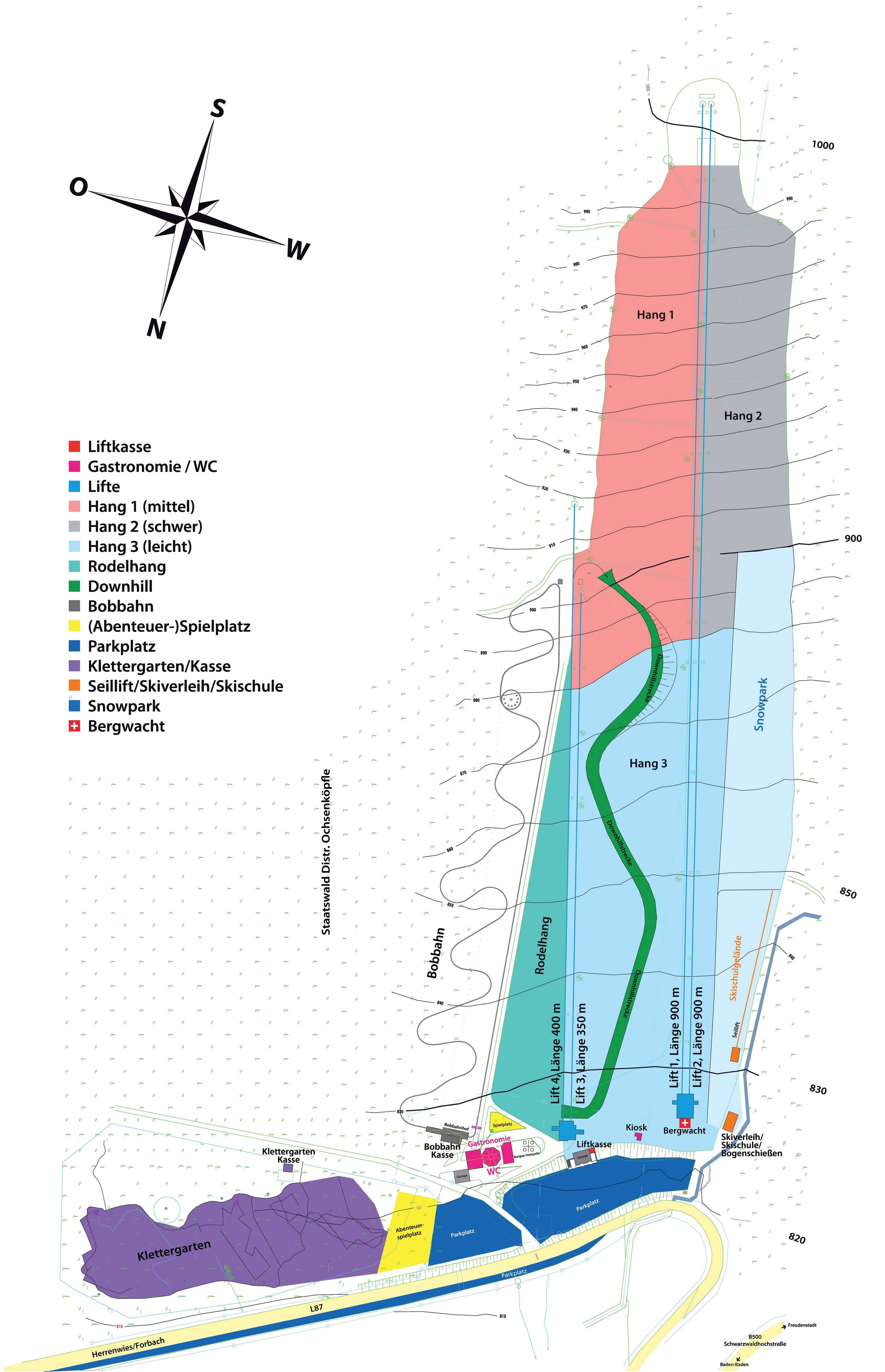 Mehliskopf trail map