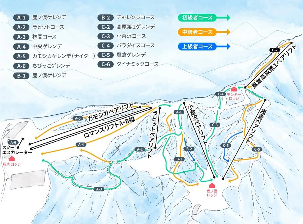 Tainai trail map