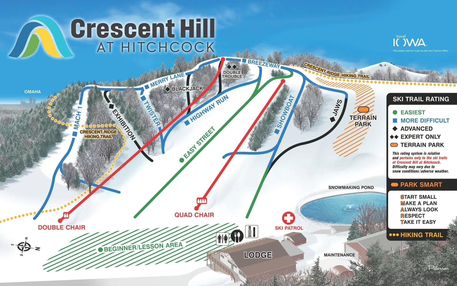 Crescent Hill trail map
