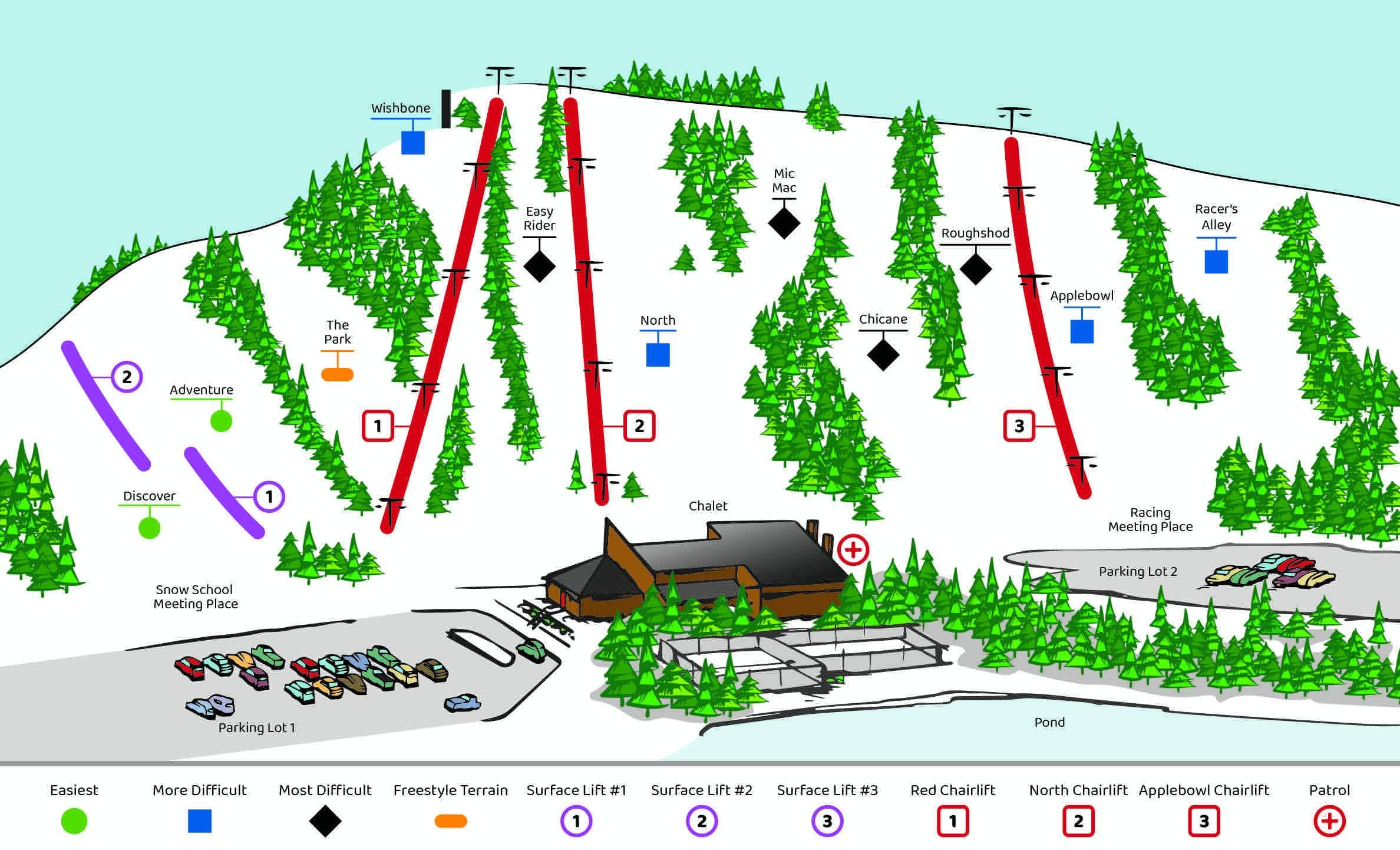 Chicopee trail map