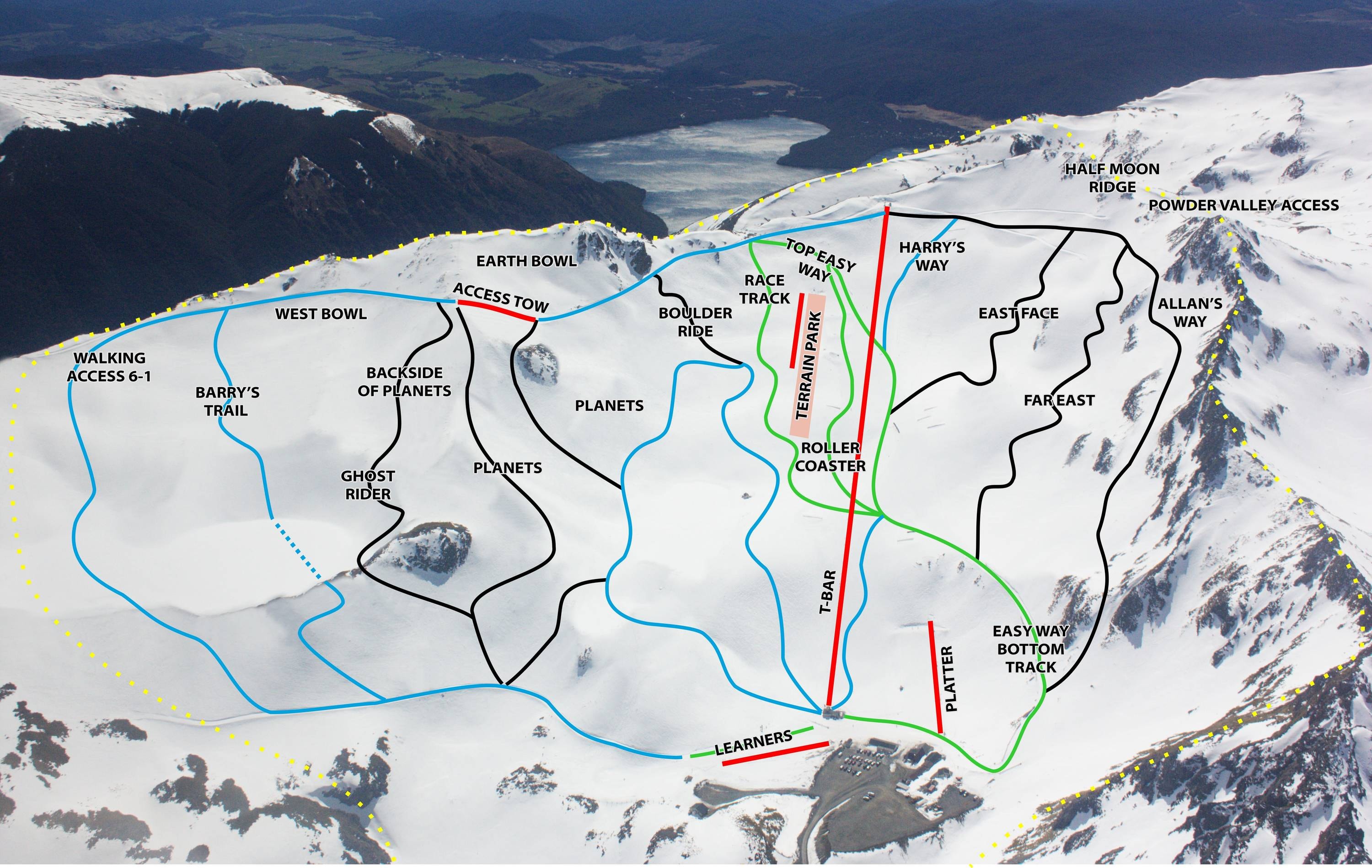 Rainbow Valley trail map