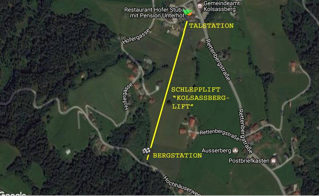 Kolsassberg trail map