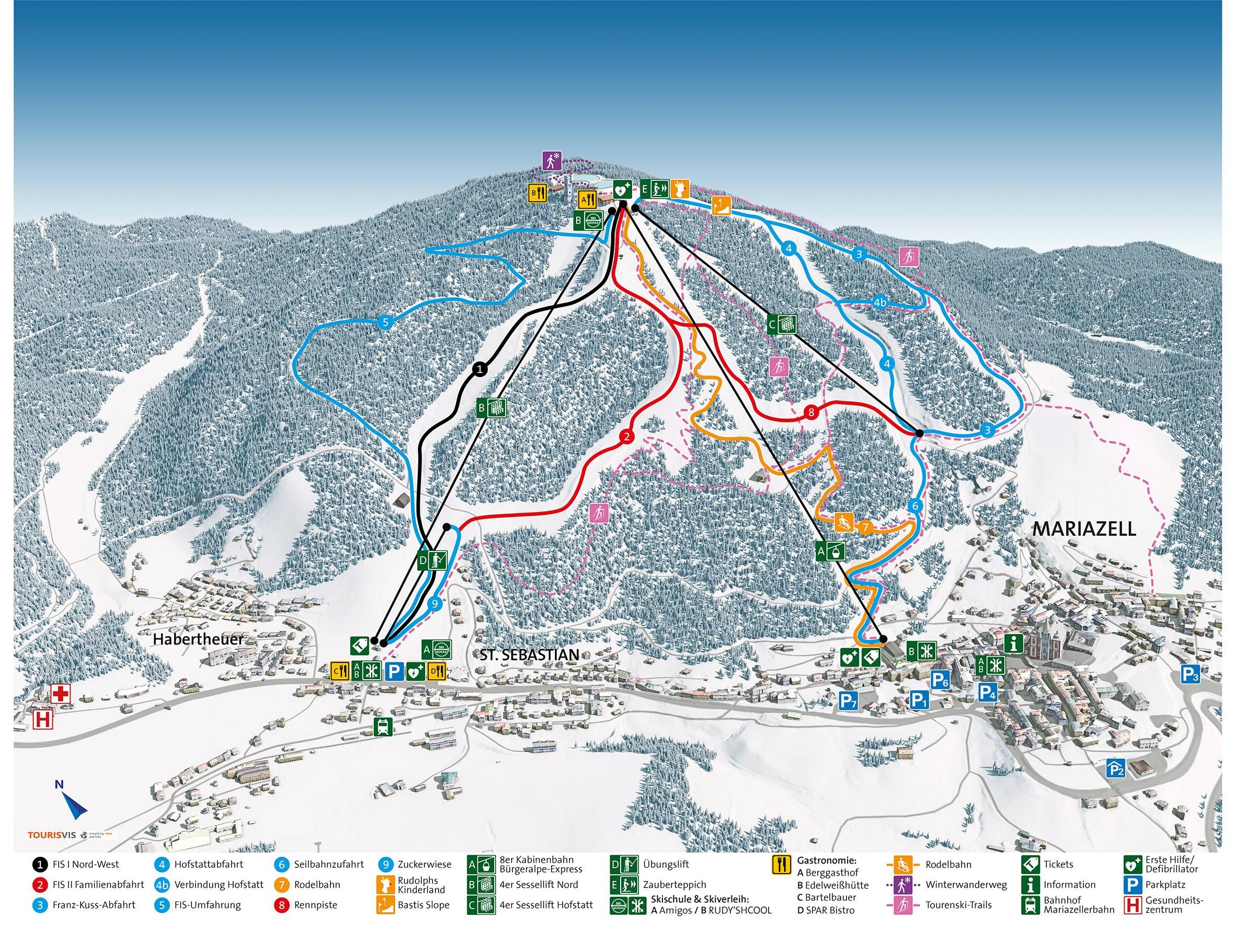 Bürgeralpe – Mariazell trail map