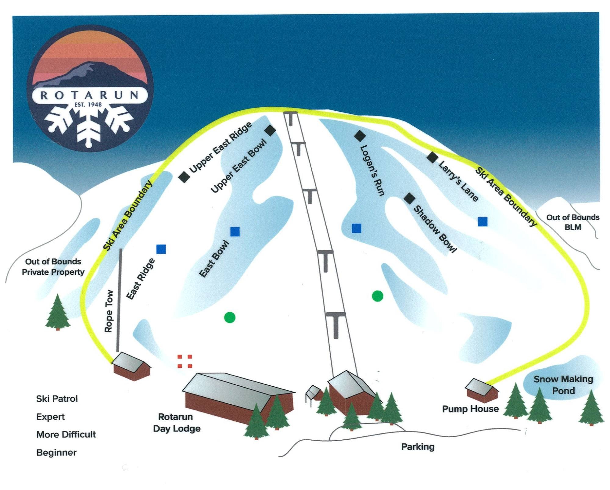 Rotarun trail map