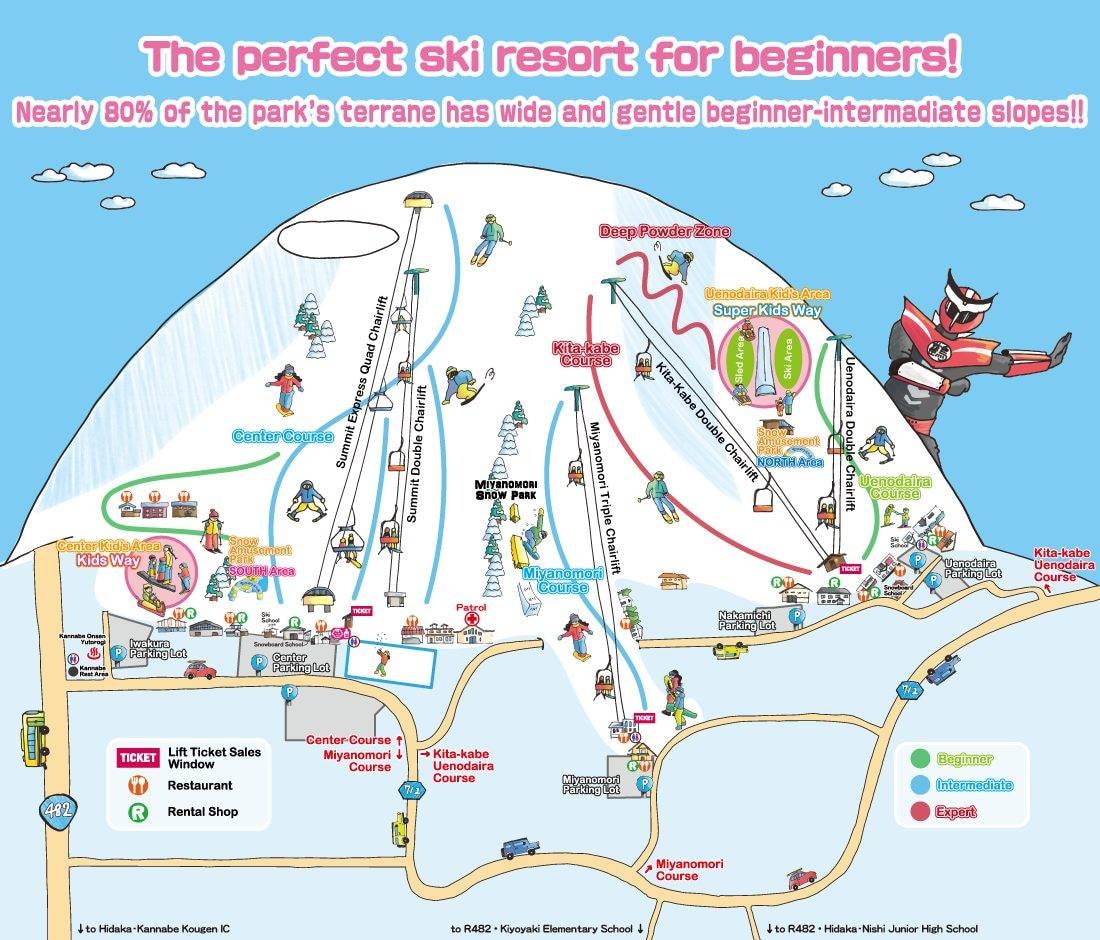UP Kannabe trail map