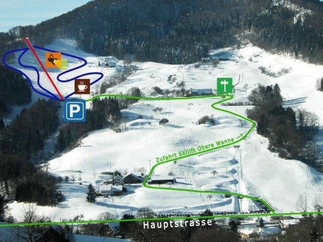 Langenbruck – Obere Wanne trail map