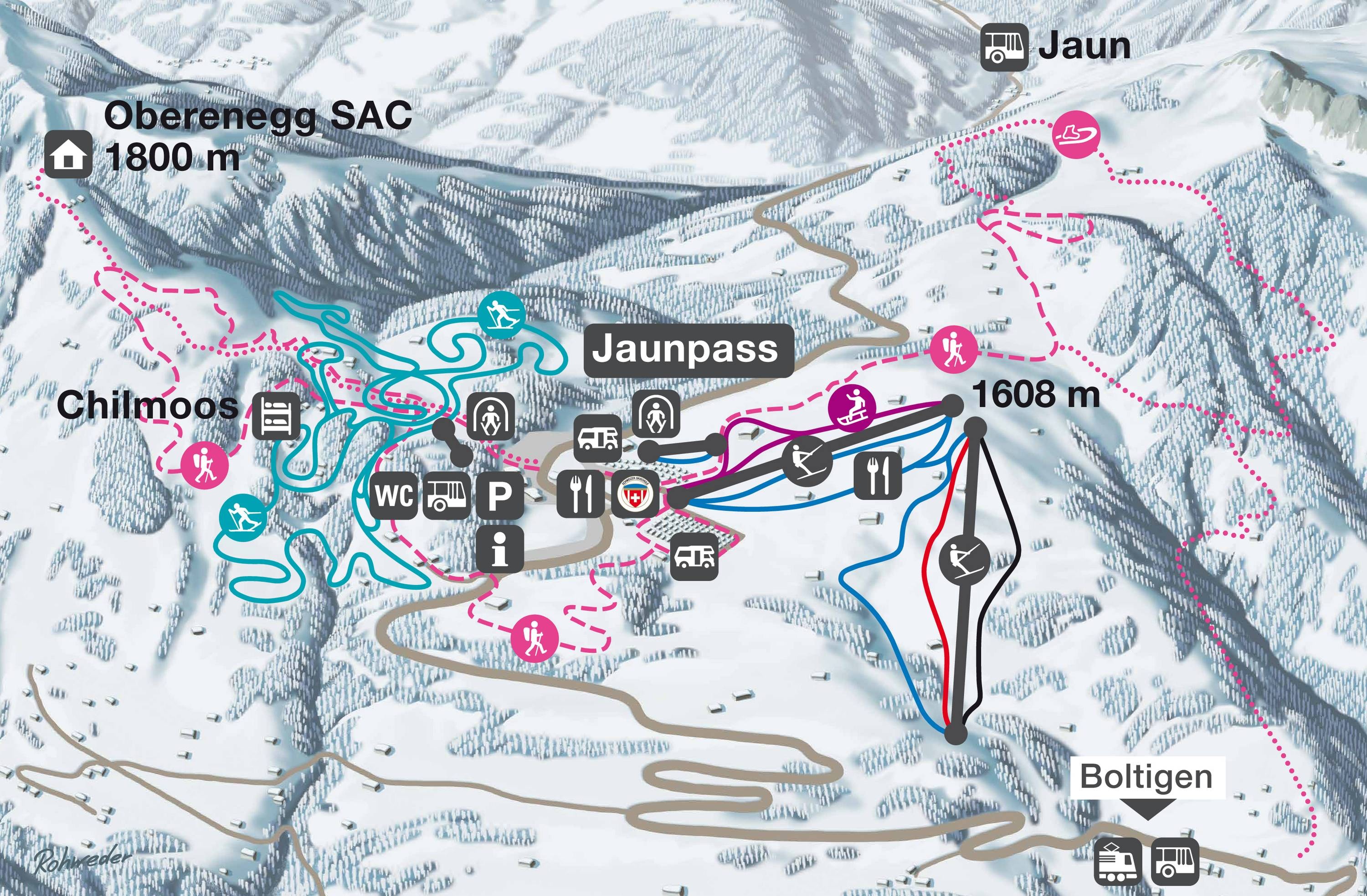 Jaunpass – Boltigen trail map