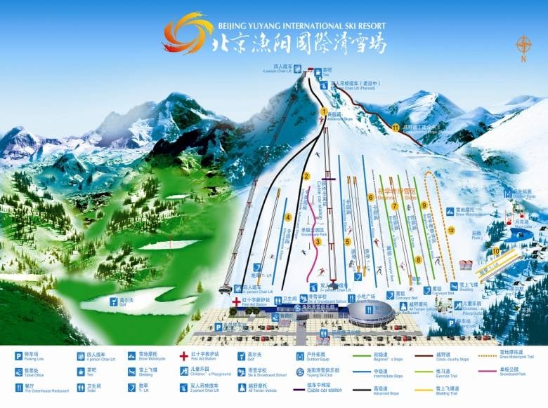 Yuyang trail map