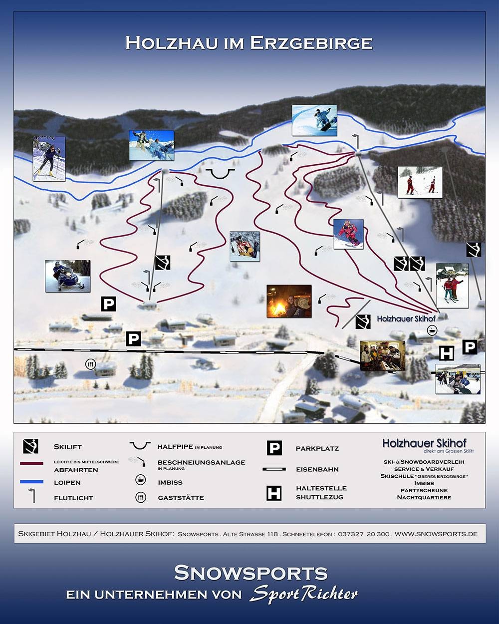 Holzhau trail map