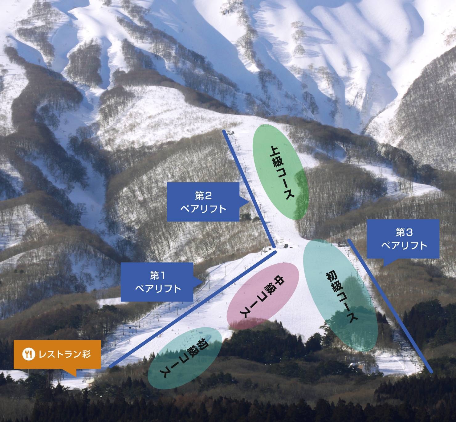 Iwakisan Hyakuzawa trail map