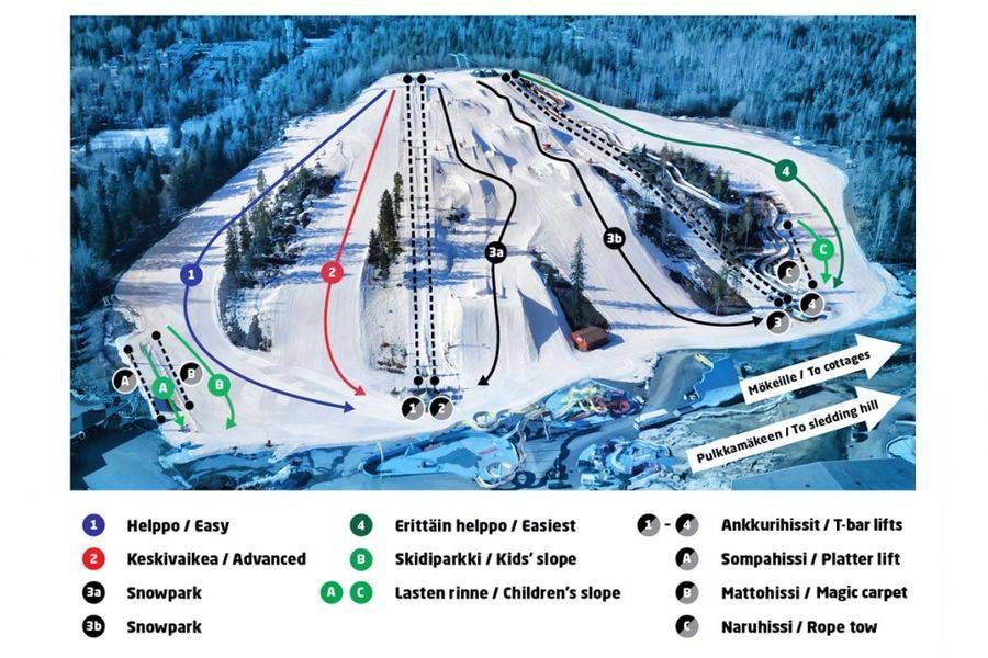 Serena trail map
