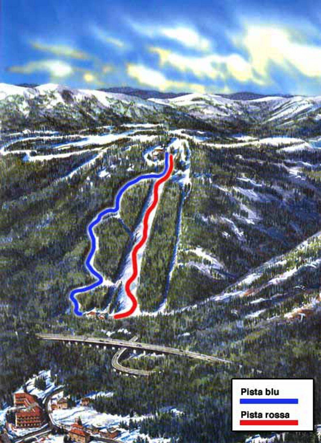 Camigliatello Silano trail map