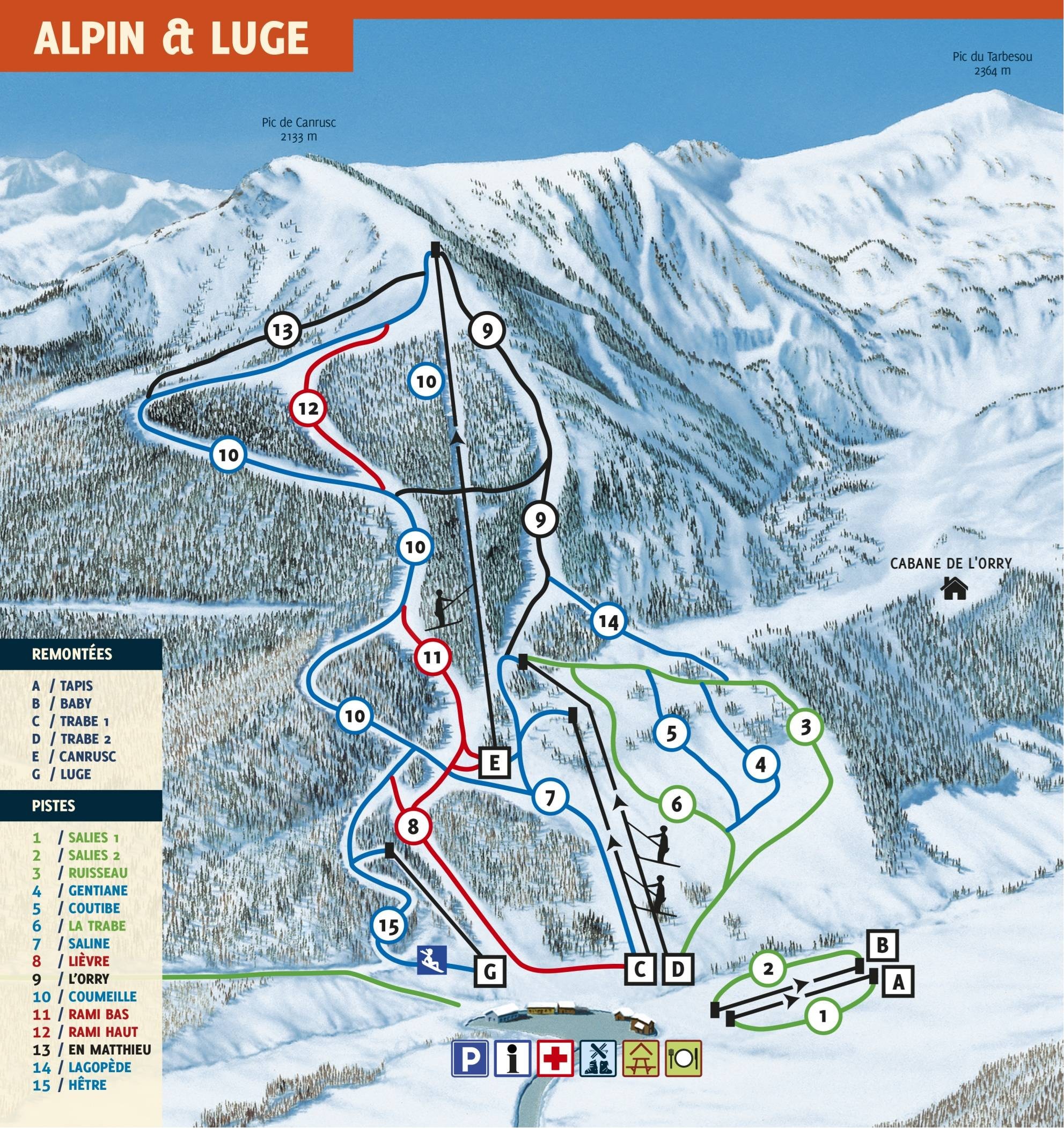 Donezan – Mijanès trail map