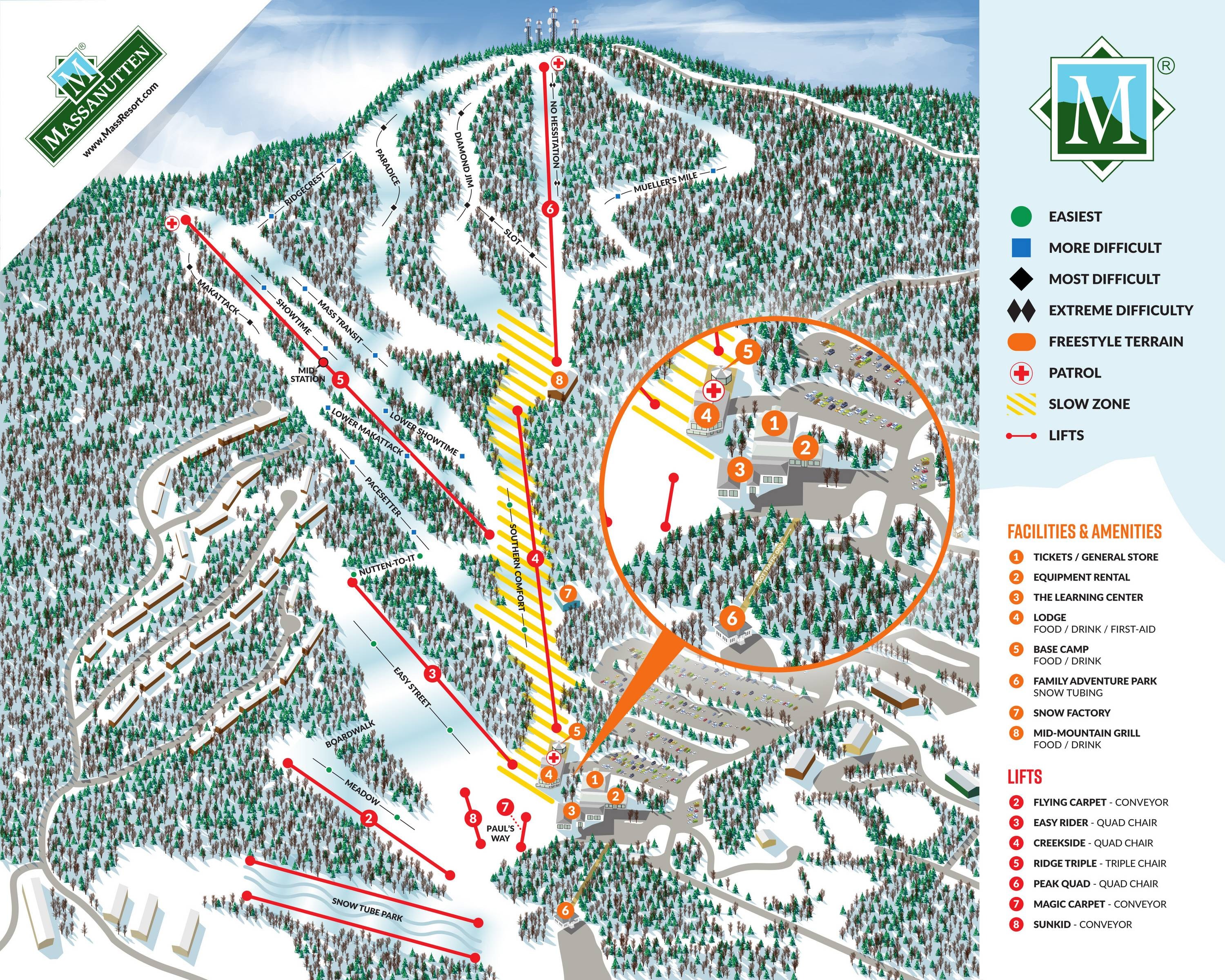 Massanutten trail map