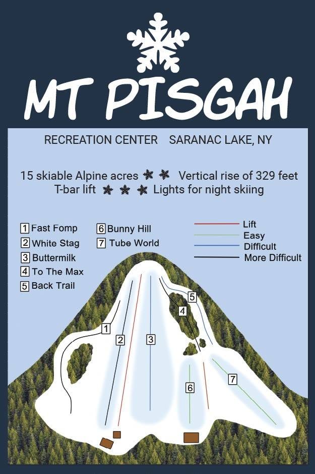 Mt. Pisgah trail map