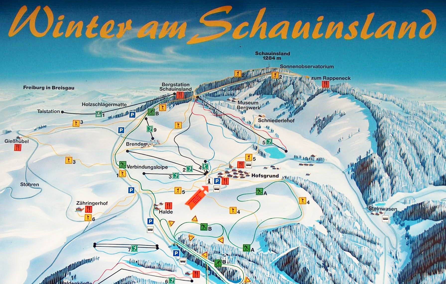 Schauinsland – Hofsgrund trail map