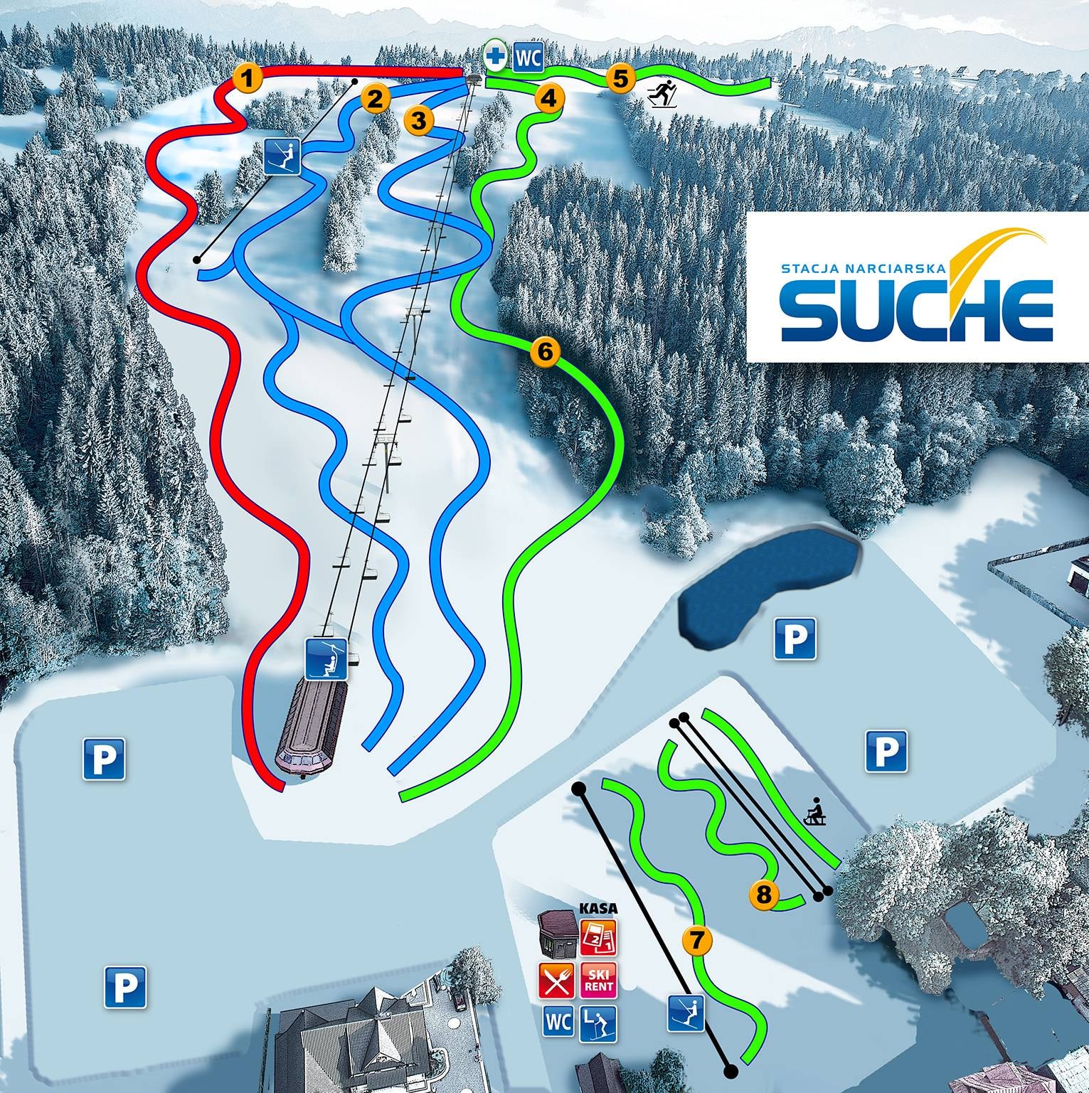 Suche trail map